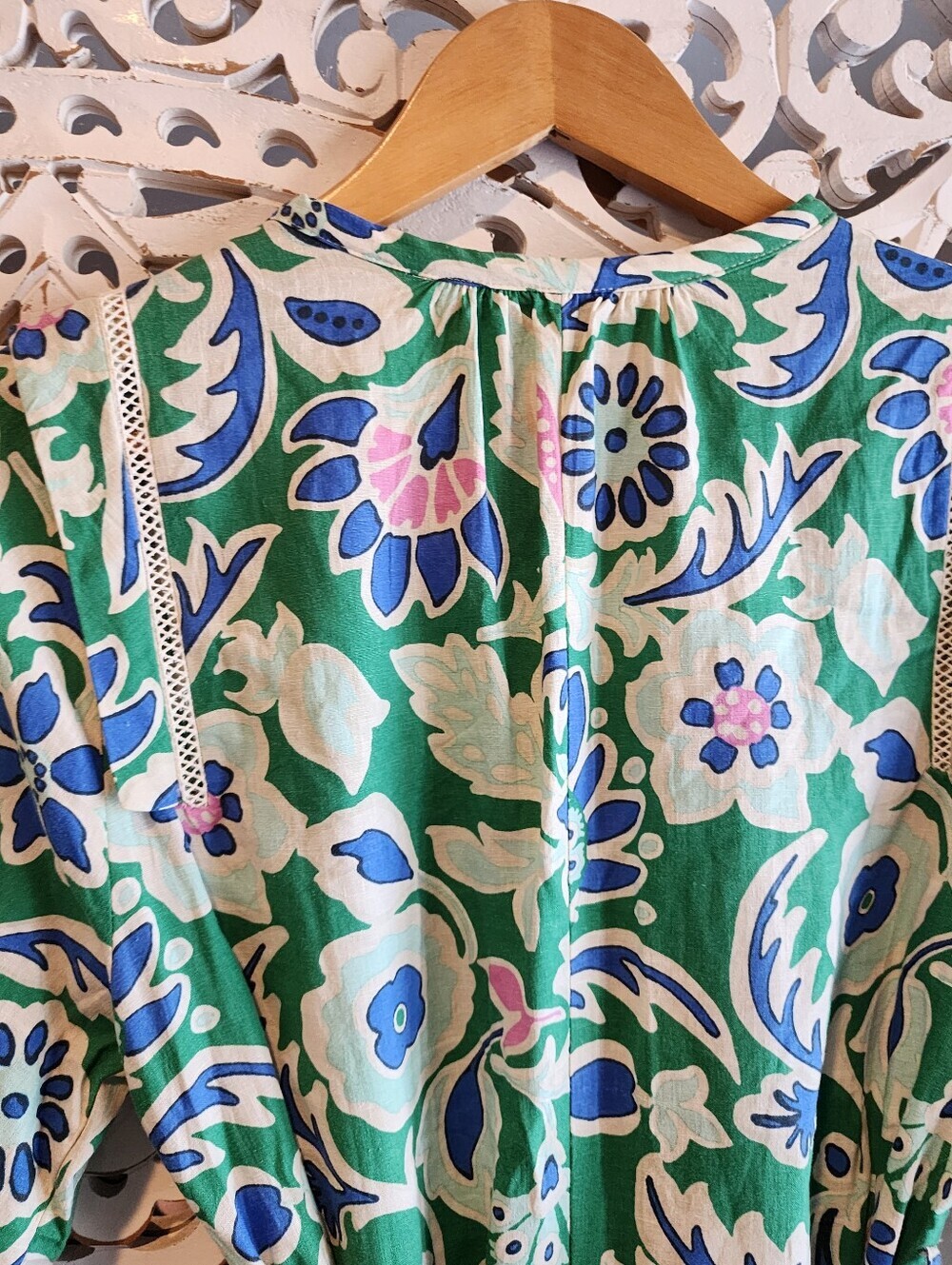 ZARA FLORAL LONG SLEEVE MINI DRESS SIZE XS - Picture 13 of 14